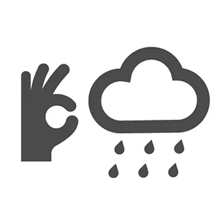 天候による変動が少ない